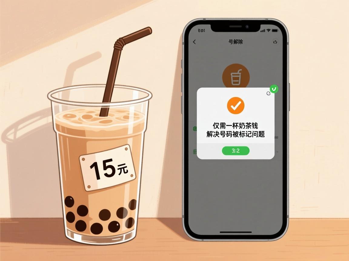 一杯奶茶的价格解决标记问题